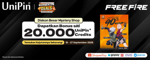 Mystery Shop Special Naruto - Temukan Diskon hingga 90% dan Raih Cashback Up To 20.000 UniPin Credits!